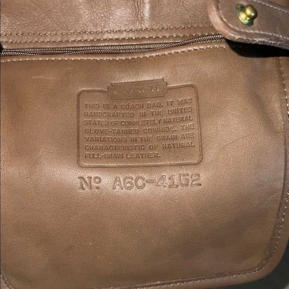 Coach Bantam Leather Backpack with Gold-Tone Details - Picture 7 of 7